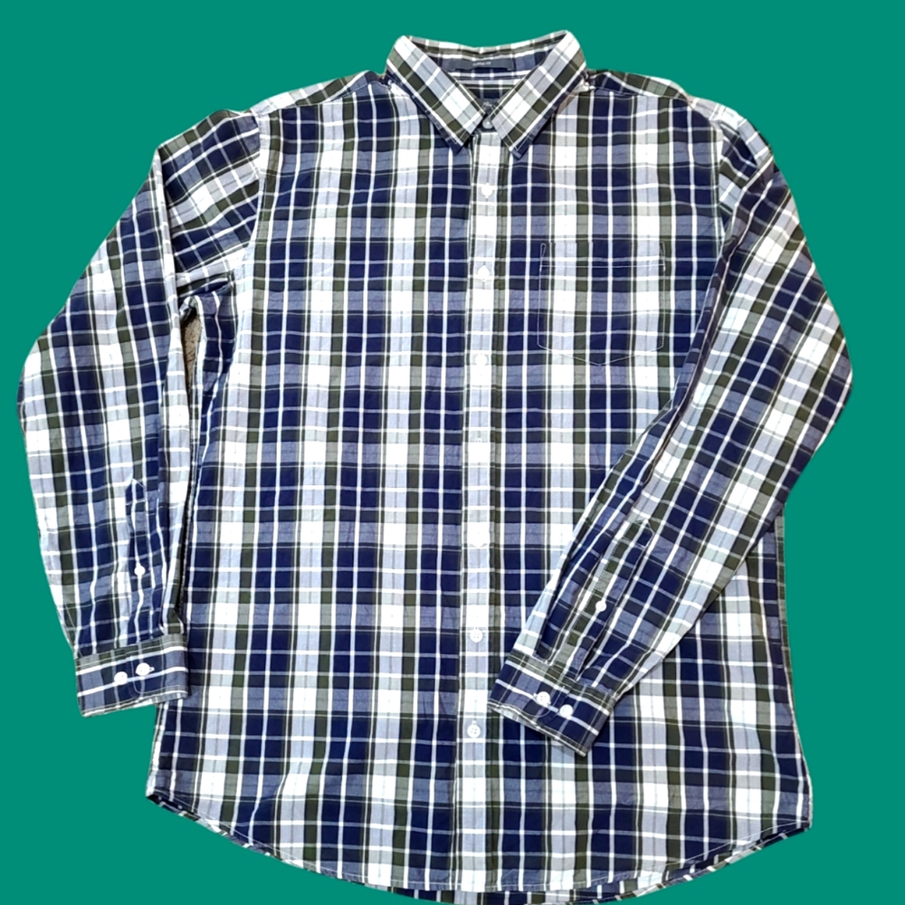 Eddie Bauer, Long Sleeve, Button Up, Size Large/Tall